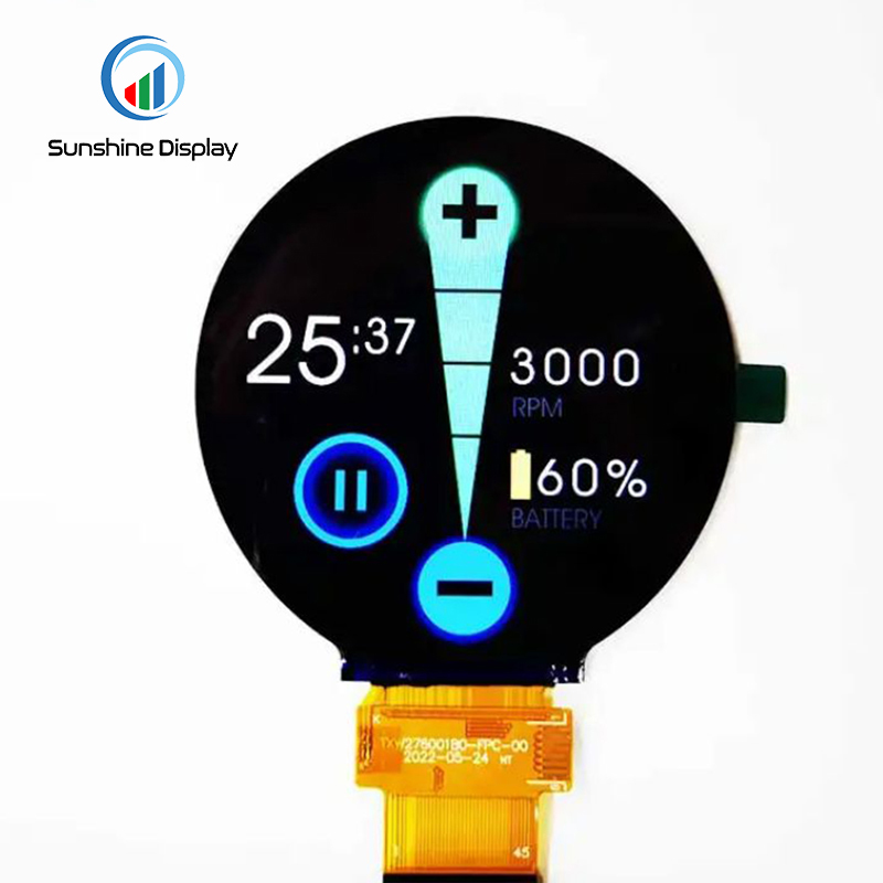 SDT016BSA-02 1.6 inch Round TFT LCD Module Side View